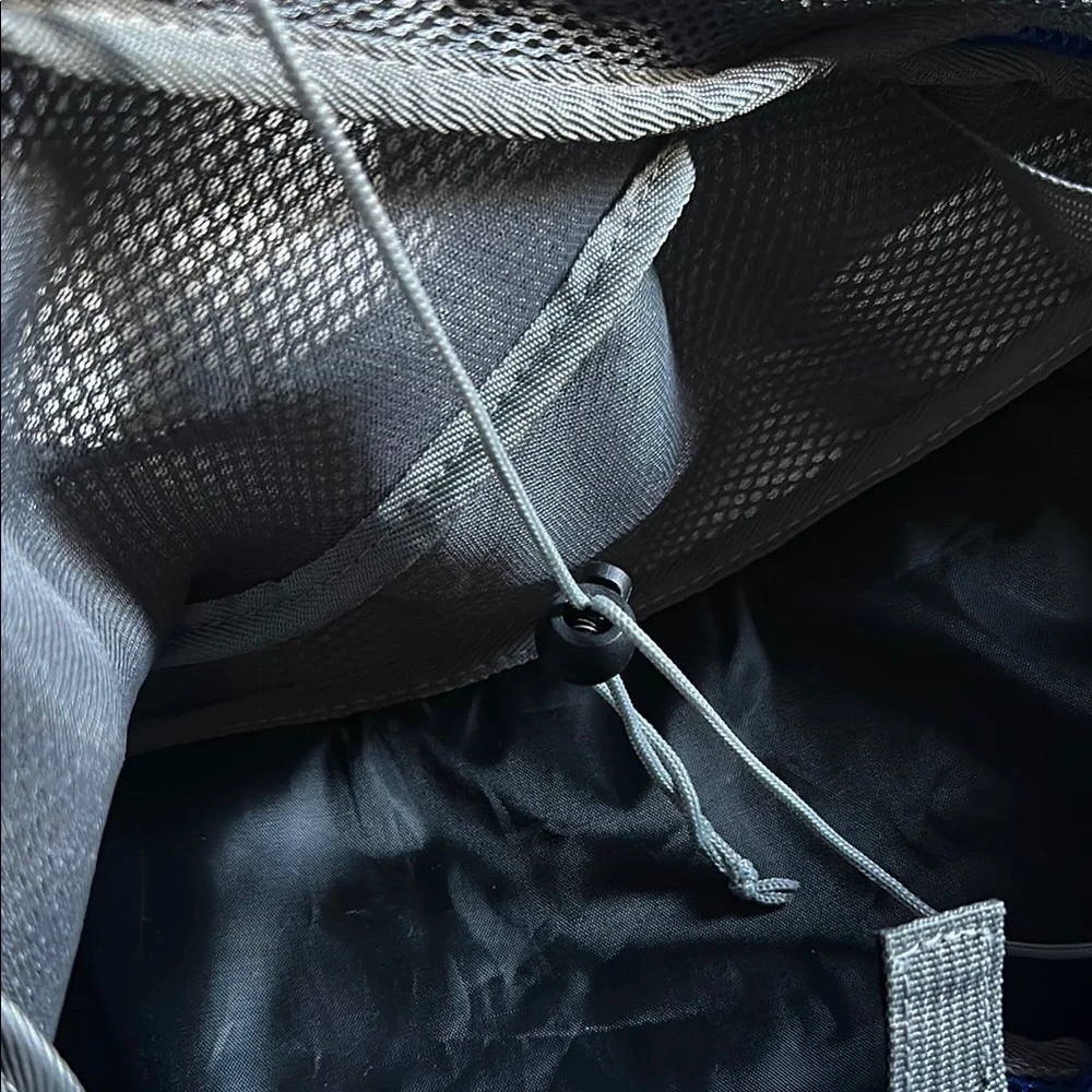 Blue and Gray pet carrier backpack
